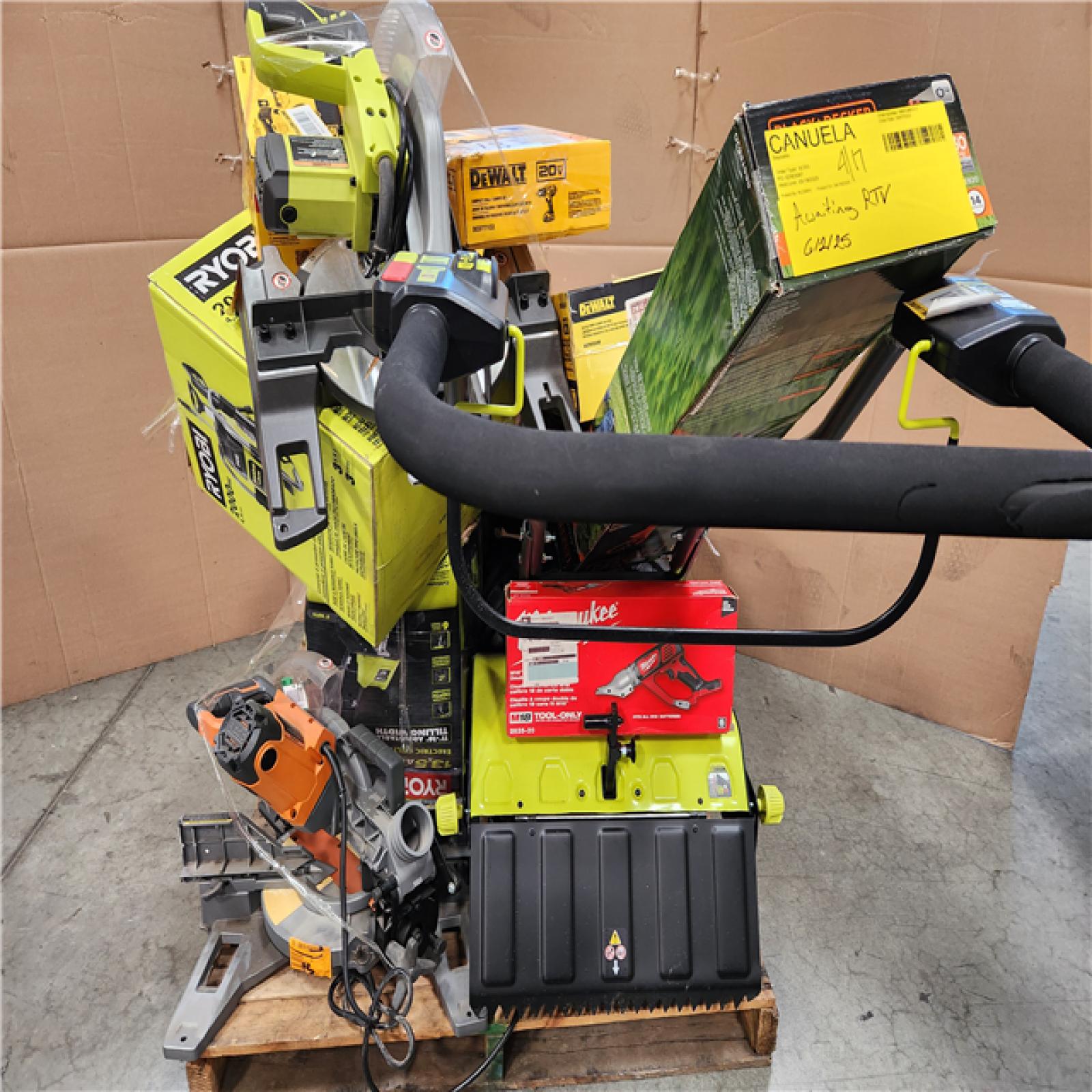 CALIFORNIA AS-IS TOOL PALLET