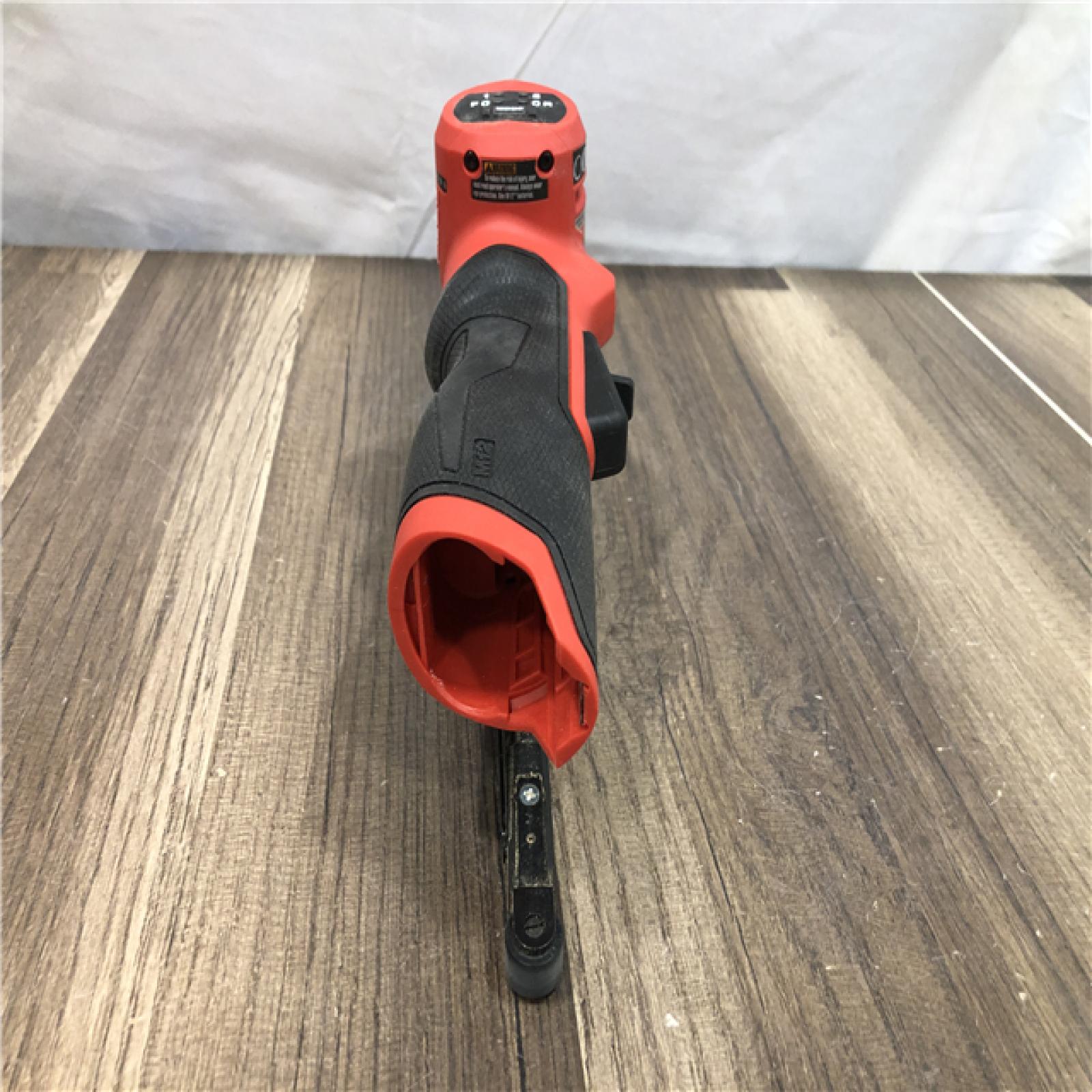 AS-IS Milwaukee FUEL 12V Lithium-Ion Brushless Cordless 1/2 in. x 18 in. Bandfile (Tool-Only)