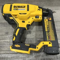 AS-IS DEWALT 20V MAX XR Lithium-Ion Electric Cordless 18-Gauge Brad Nailer (Tool Only)