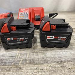 AS-IS Milwaukee FUEL 18V Lithium-Ion Brushless Cordless 1/2 in. Hammer Drill Driver Kit