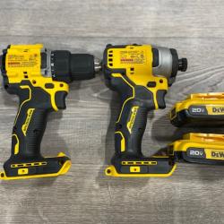AS-IS DEWALT ATOMIC 20-Volt MAX Lithium-Ion Cordless Combo Kit