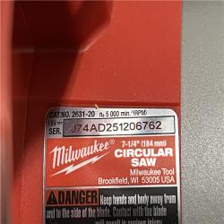AS-IS Milwaukee 18V Lithium-Ion Brushless Cordless 7-1/4 in. Circular Saw (Tool-Only)