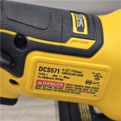 AS-IS DEWALT ATOMIC 20V MAX Cordless 4-1/2 in. Circular Saw (Tool Only)