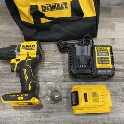 AS-IS DEWALT Atomic 20V Lithium-Ion Cordless Compact 1/2 in. Drill/Driver Kit