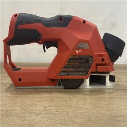 AS-IS M12 12V Lithium-Ion Brushless Cordless 2 in. Planer (Tool-Only)