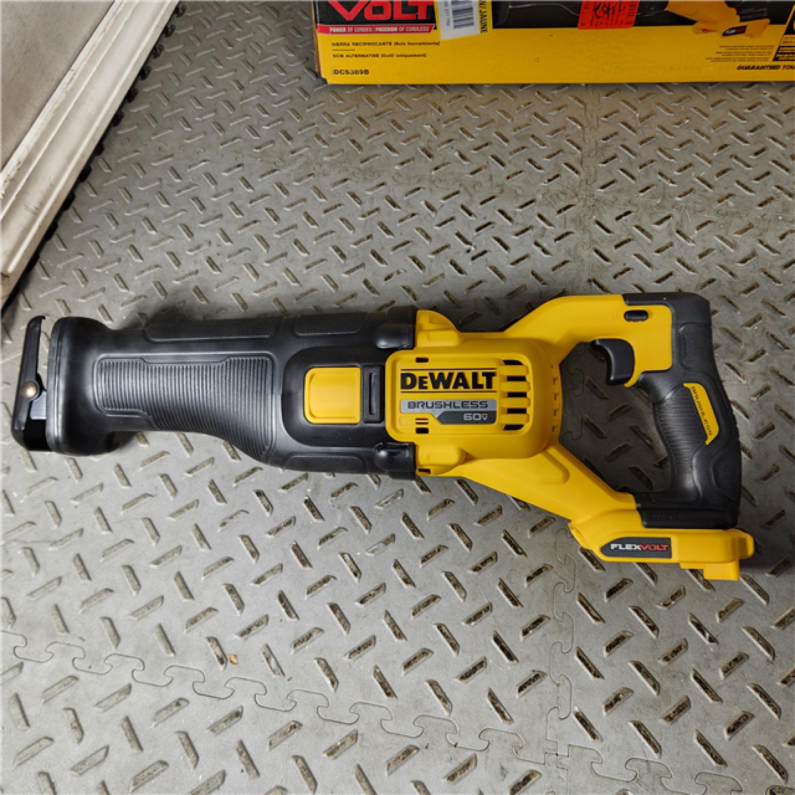 Houston Location - As-IS DeWalt FLEXVOLT 60V MAX Cordless Brushless Reciprocating Saw (Tool-Only) - Appears IN LIKE NEW Condition