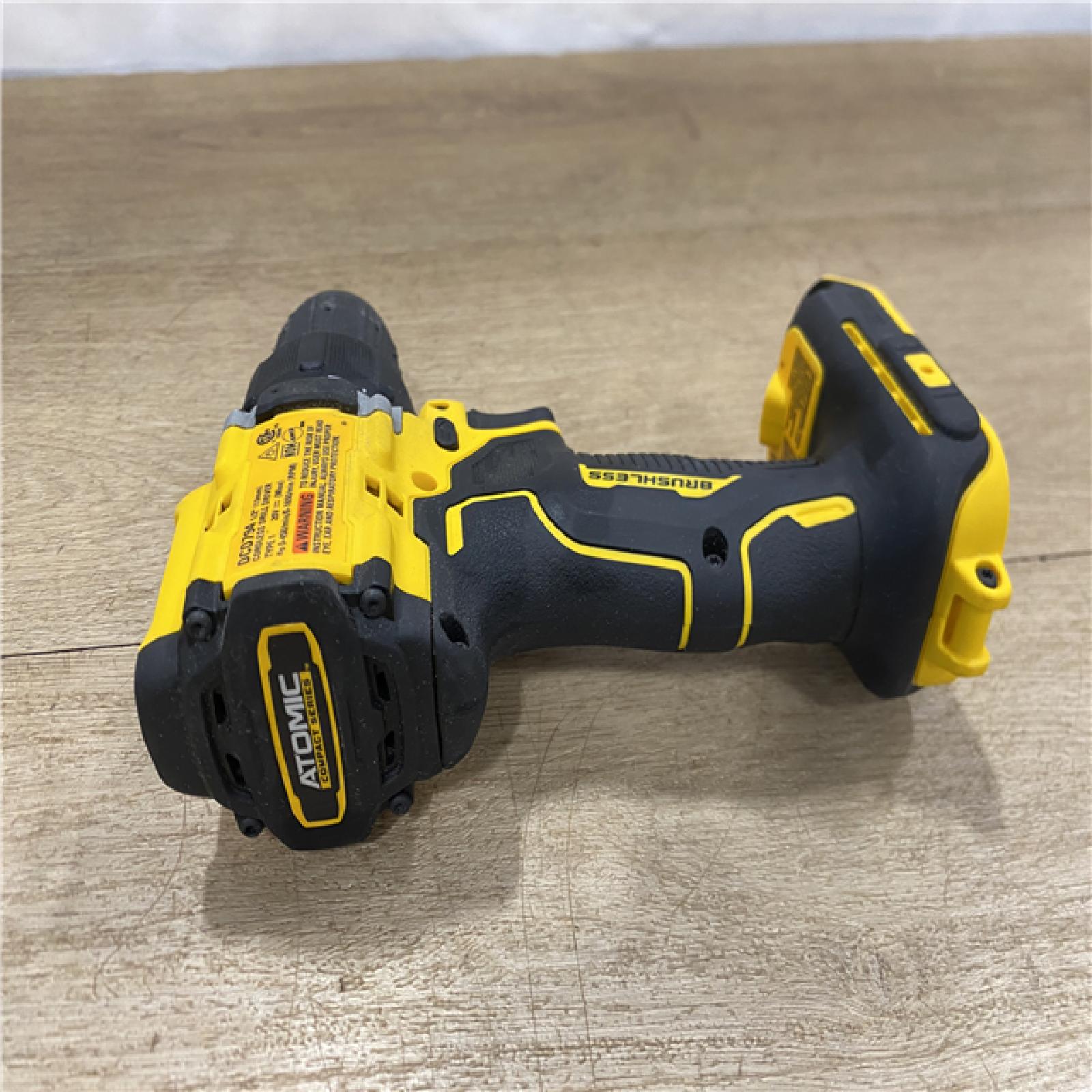 AS-IS DEWALT ATOMIC 20-Volt MAX Brushless Cordless 1/2 in. Drill Driver (Tool-Only)