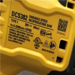 AS-IS DEWALT 20V MAX Cordless Brushless Reciprocating Saw (Tool Only)