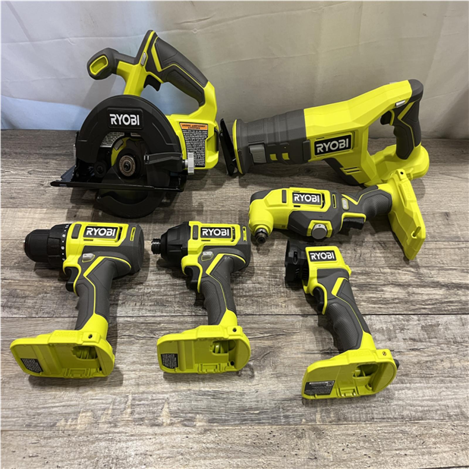 AS-IS RYOBI ONE+ 18V Cordless 6-Tool Combo