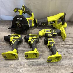 AS-IS RYOBI ONE+ 18V Cordless 6-Tool Combo