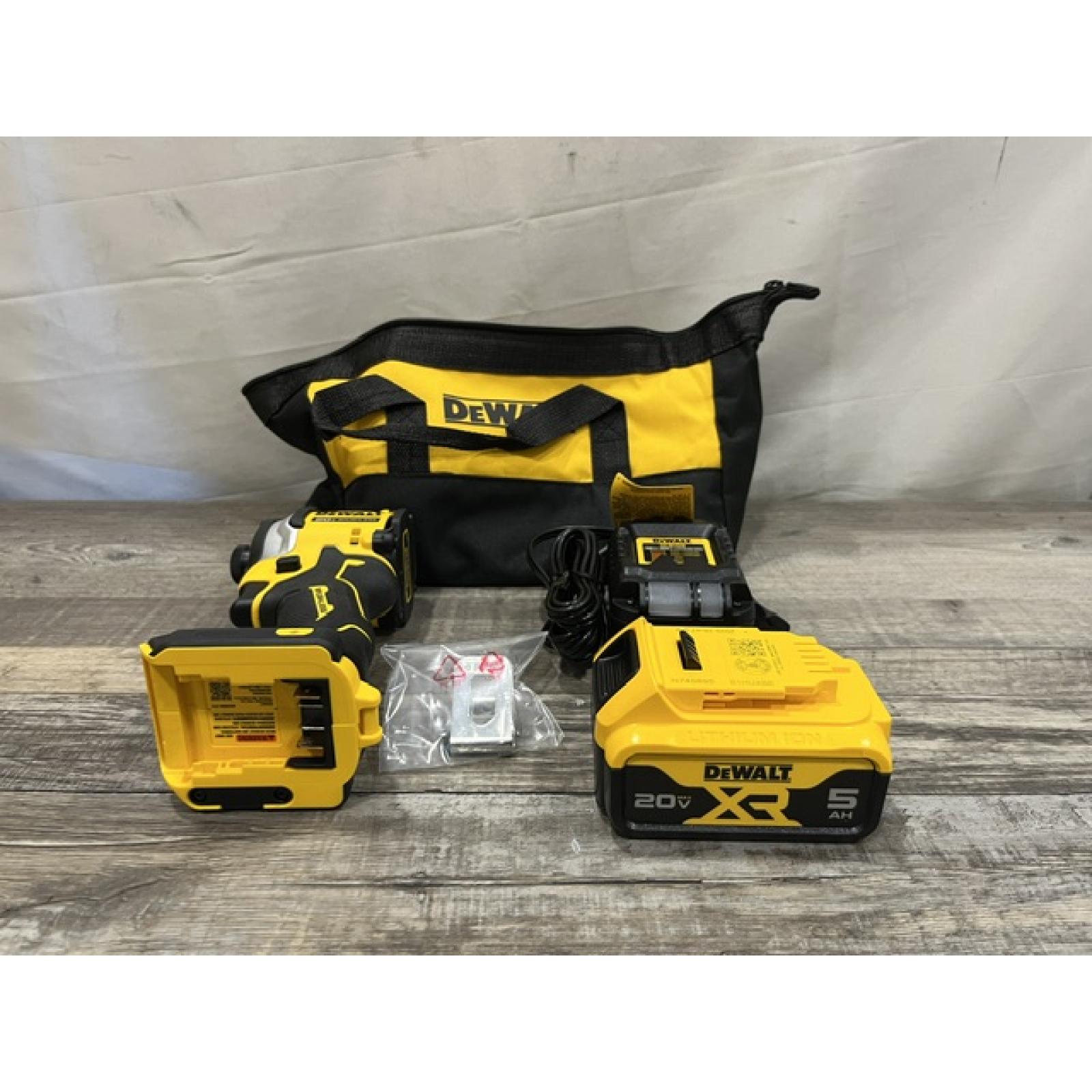 AS-IS DEWALT ATOMIC 20V MAX Lithium-Ion Cordless 1/4 in. Brushless Impact Driver Kit