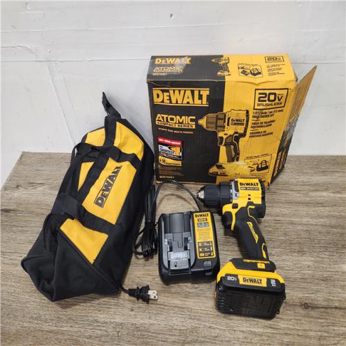 Phoenix Location NEW DEWALT ATOMIC 20-Volt Lithium-Ion Cordless Compact 1/2 in. Drill/Driver Kit with 2.0Ah Battery, Charger and Bag