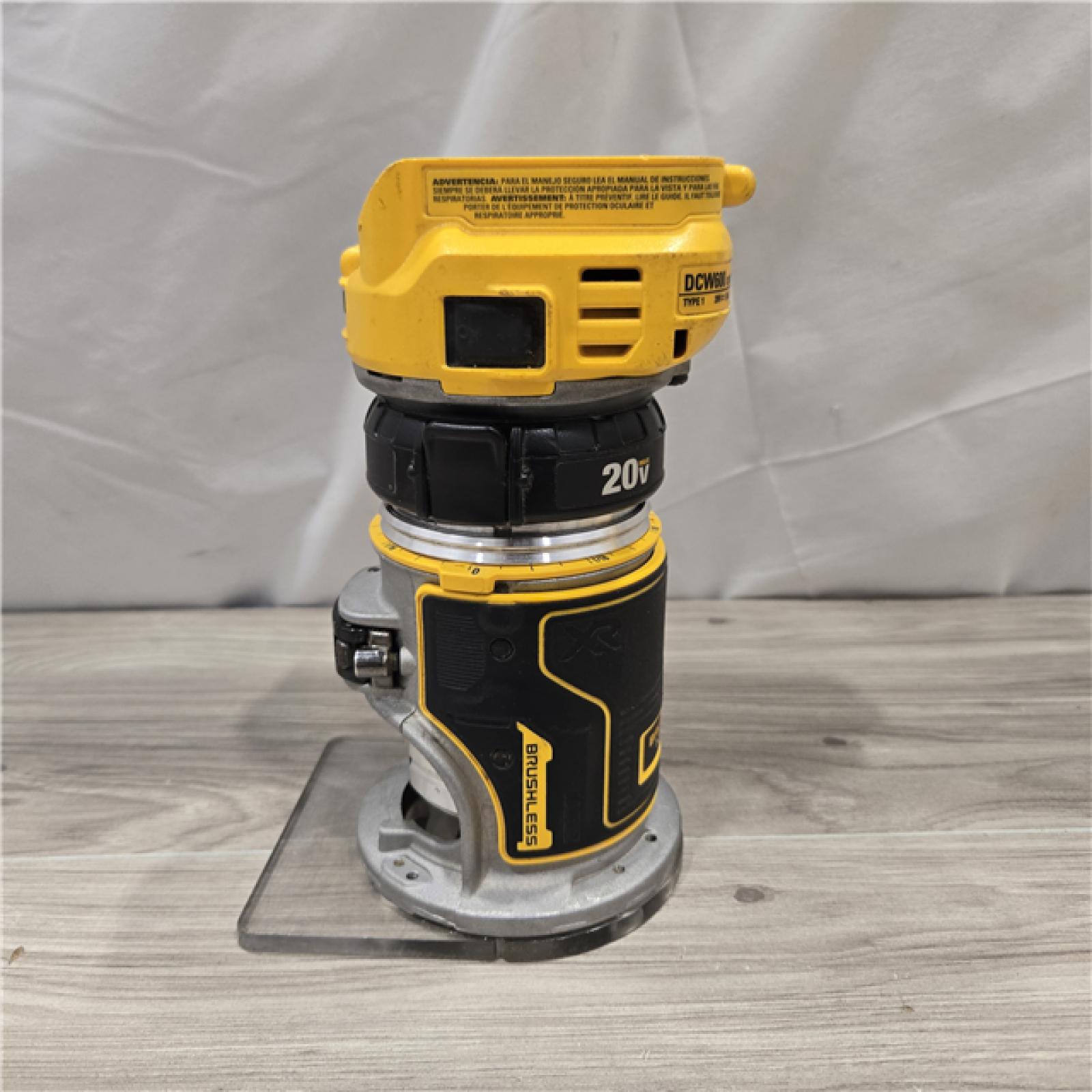 AS-IS Dewalt 20V MAX XR Cordless Compact Router (Tool Only)