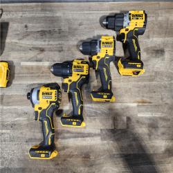 HOUSTON LOCATION - AS-IS DEWALT 4 TOOL COMBO KIT W/ (2) BATTERY & CHARGER