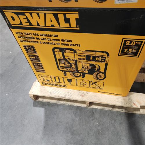 Dallas Location - As-Is DEWALT 10000 / 8000-Watt Gas Portable Generator