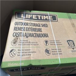CALIFORNIA AS IS LIFETIME OUTDOOR STORAGE SHED 2 BOX SET