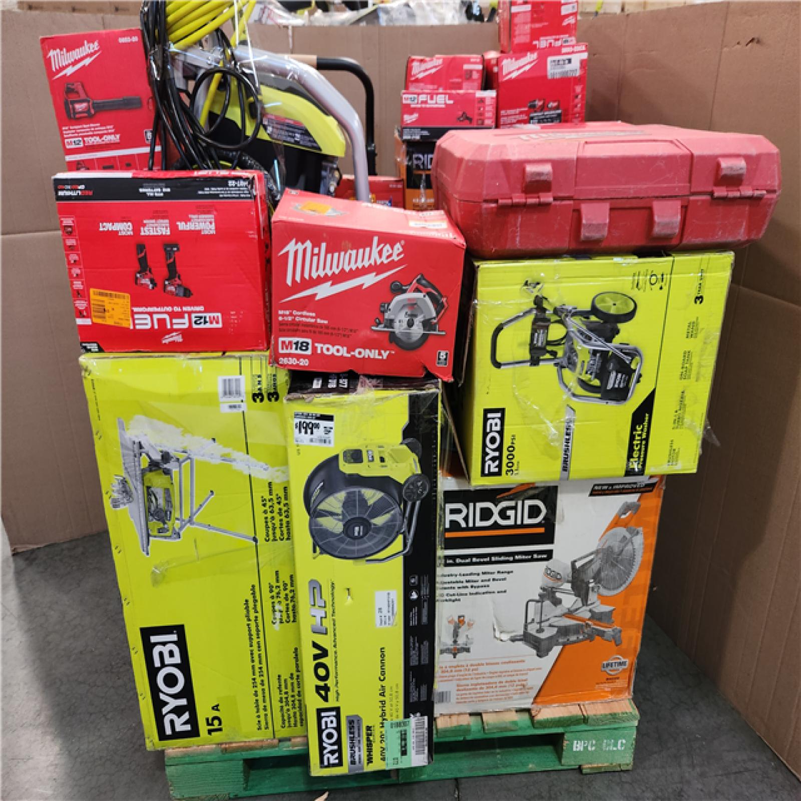CALIFORNIA AS-IS TOOL PALLET