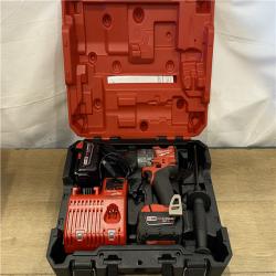 AS-IS Milwaukee FUEL 18V Lithium-Ion Brushless Cordless 1/2 in. Hammer Drill Driver Kit