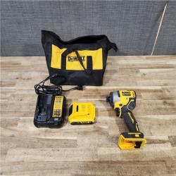 HOUSTON LOCATION - AS - IS DEWALT Atomic 20V Max Lithium-Ion Brushless Cordless Compact 1/4 in. Impact Driver Kit