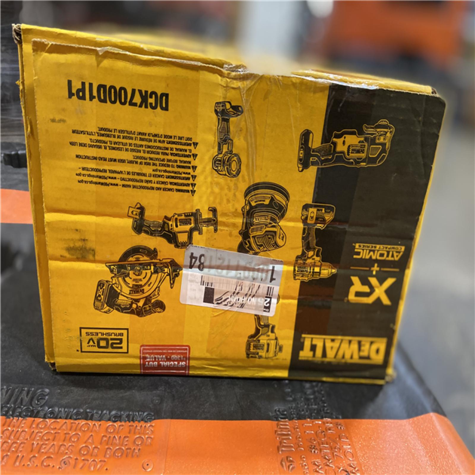 NEW! - DEWALT 20-Volt MAX Lithium-Ion Cordless 7-Tool Combo Kit with 2.0 Ah Battery, 5.0 Ah Battery and Charger