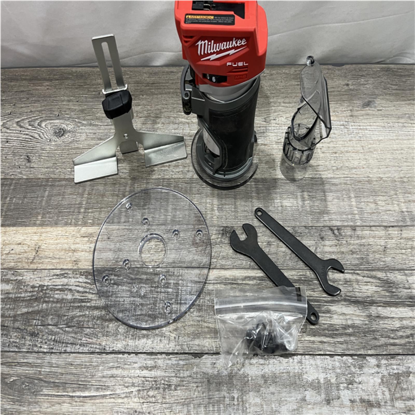 AS-IS Milwaukee FUEL 18V Lithium-Ion Brushless Cordless Compact Router (Tool-Only)