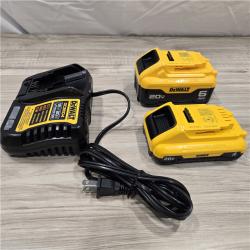 LIKE NEW! - DEWALT 20V MAX Lithium-Ion 6.0Ah and 4.0Ah Battery and Charger Starter Kit