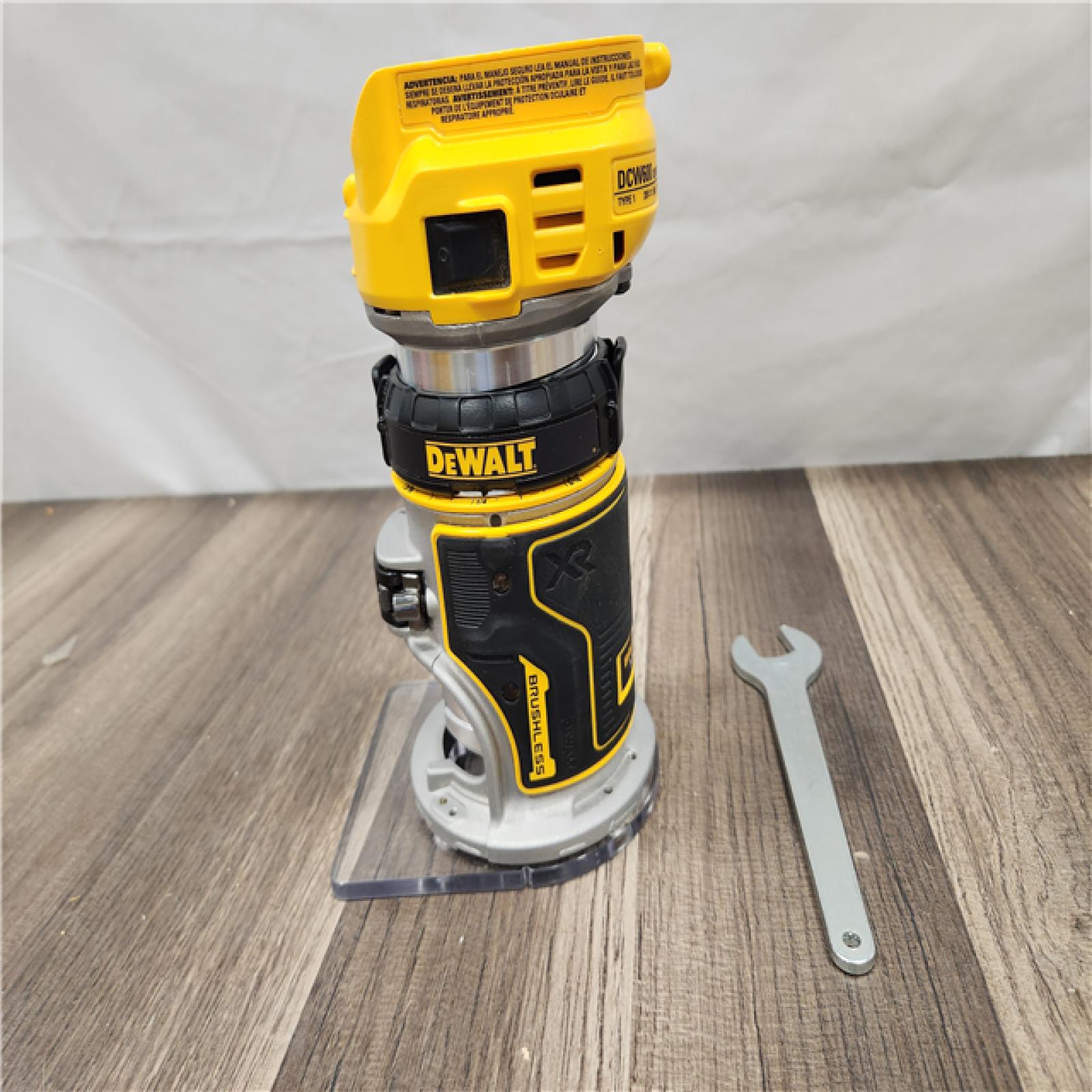 AS-IS DEWALT 20V MAX XR Cordless Brushless Fixed Base Compact Router (Tool Only)