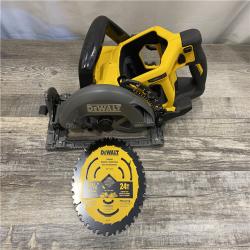 AS-IS DEWALT FLEXVOLT 60V MAX Cordless Brushless 7-1/4 in. Wormdrive Style Circular Saw (Tool Only)