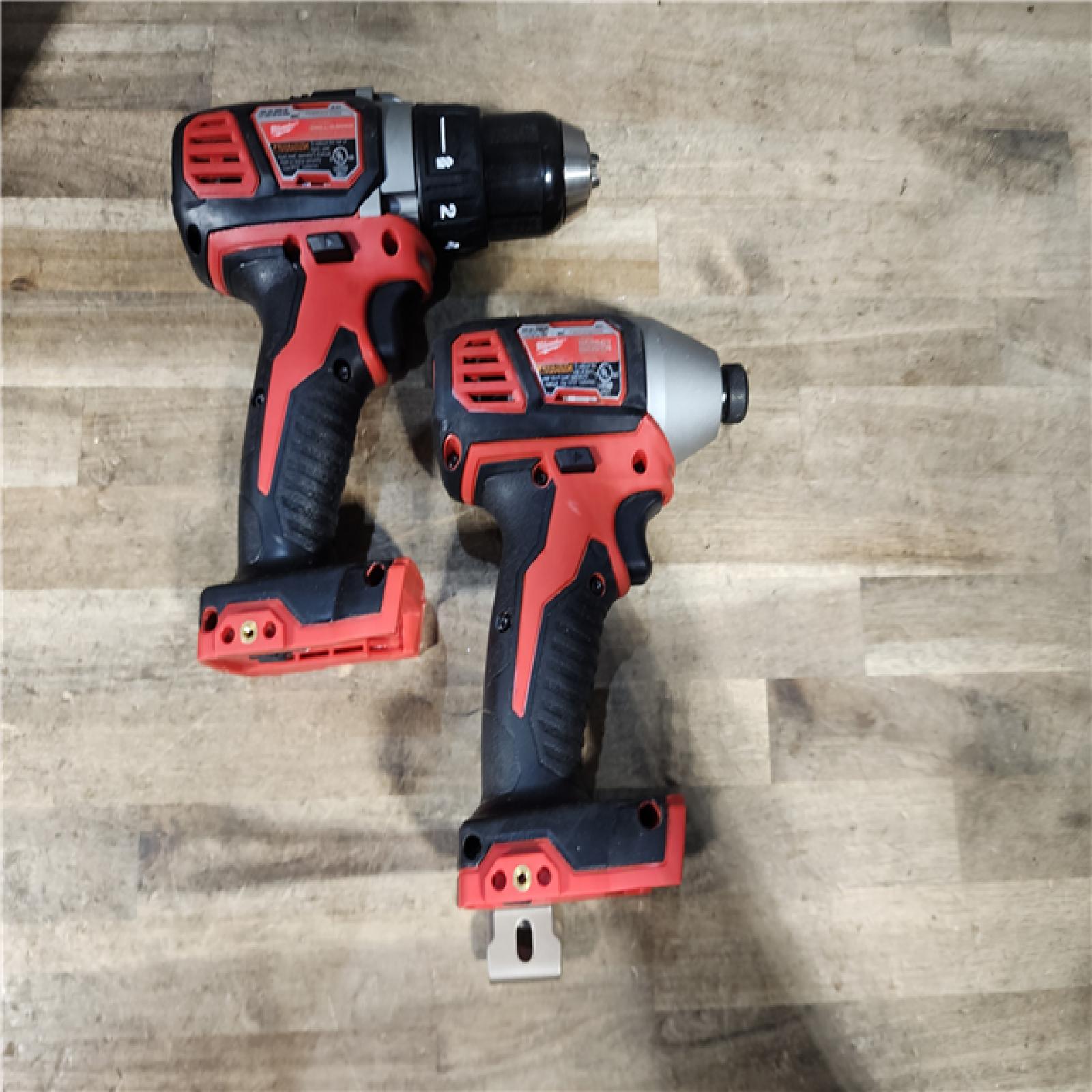 HOUSTON LOCATION - AS-IS Milwaukee M18 Brushed Cordless (2-Tool) Drill/Driver and Impact Driver Kit