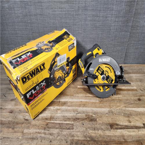 HOUSTON LOCATION - AS-IS DEWALT FLEXVOLT 60V MAX Cordless Brushless 7-1/4 in. Circular Saw with Brake (Tool Only)