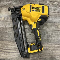 AS-IS DEWALT 20V MAX XR 16-Gauge Electric Cordless Angled Finishing Nailer Kit