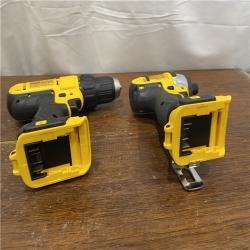 AS-IS DeWALTA® 20V MAX Cordless Drill Driver/Impact Driver Combo Kit 1.3 Ah Lithium Ion