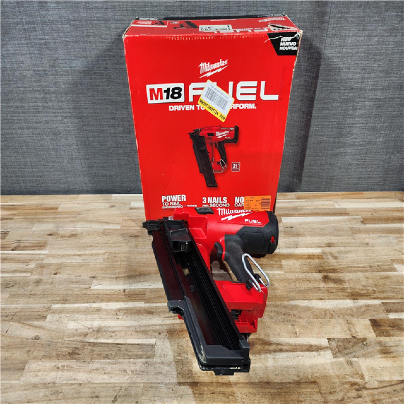 HOUSTON LOCATION - AS-IS Milwaukee FUEL 3-1/2 in. 18-Volt 21-Degree Lithium-Ion Brushless Cordless Framing Nailer (Tool-Only)