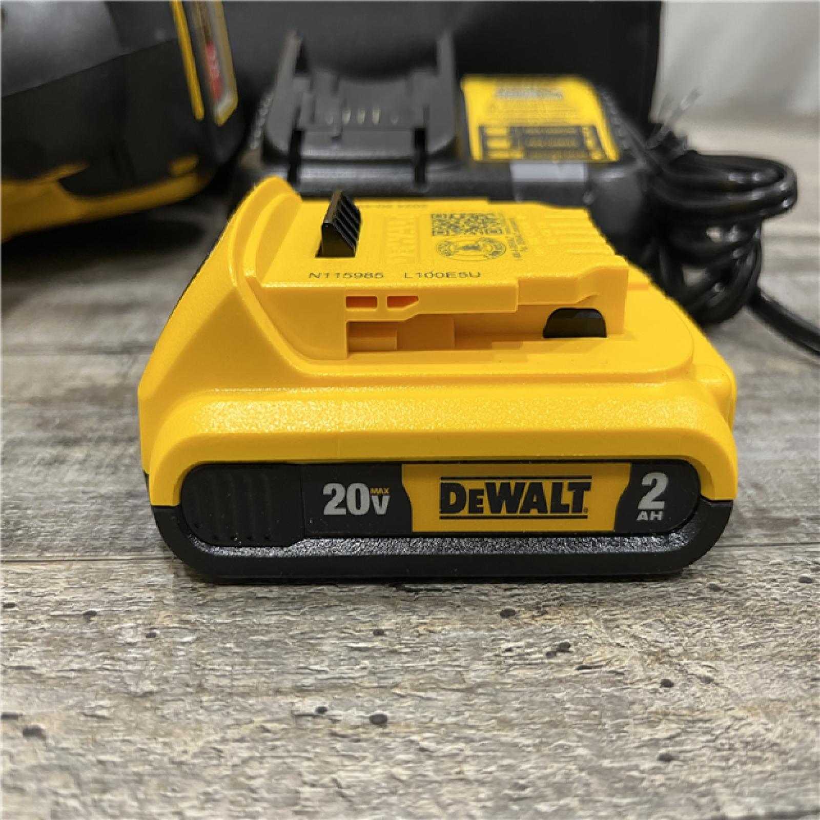 AS-IS DEWALT 20V MAX XR Lithium-Ion Cordless 18-Gauge Narrow Crown Stapler Kit