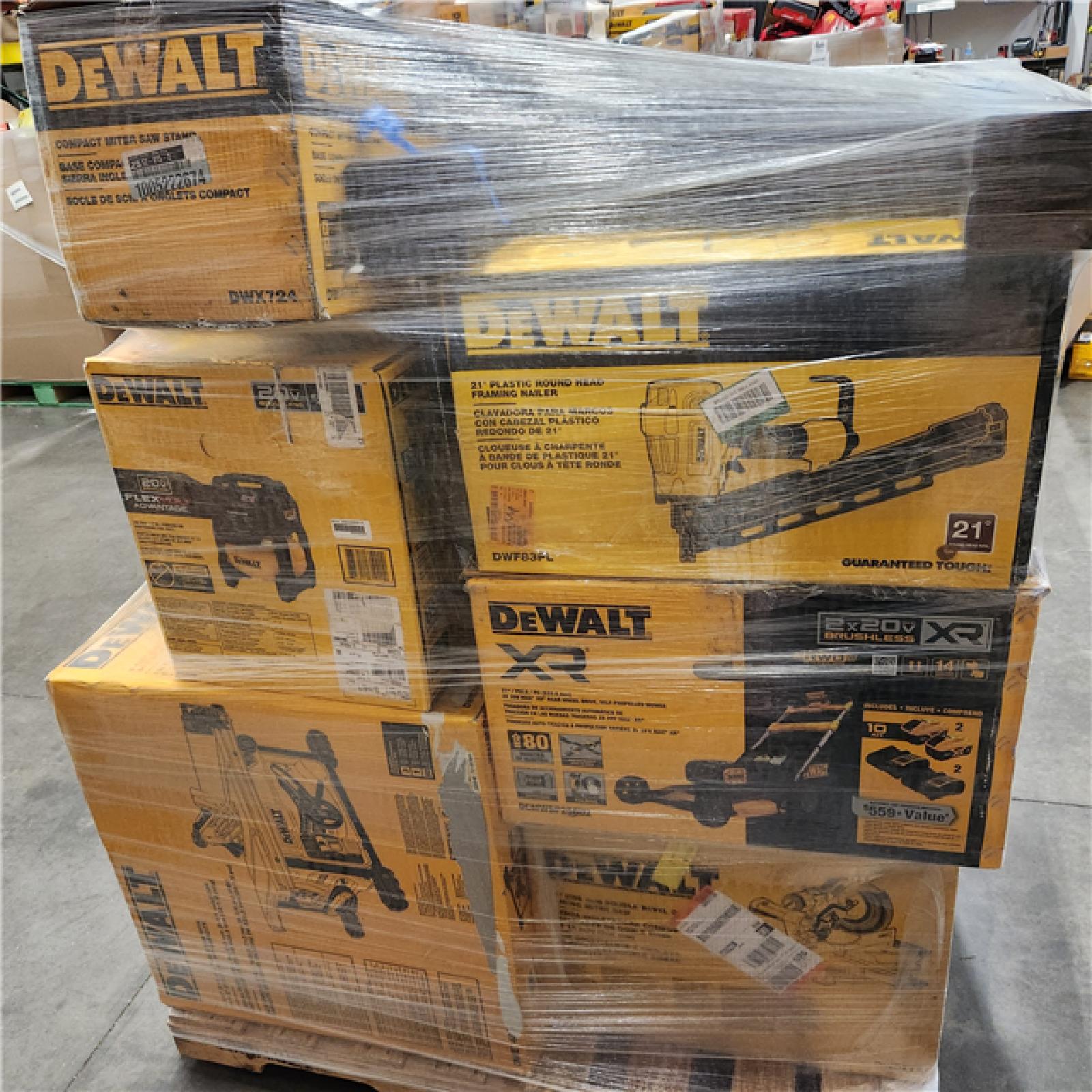 Dallas Location - As-Is DEWALT Tool Pallet