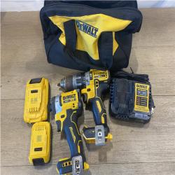 as-is DEWALT 20V XR Lithium-Ion Cordless 2-Tool Combo Kit