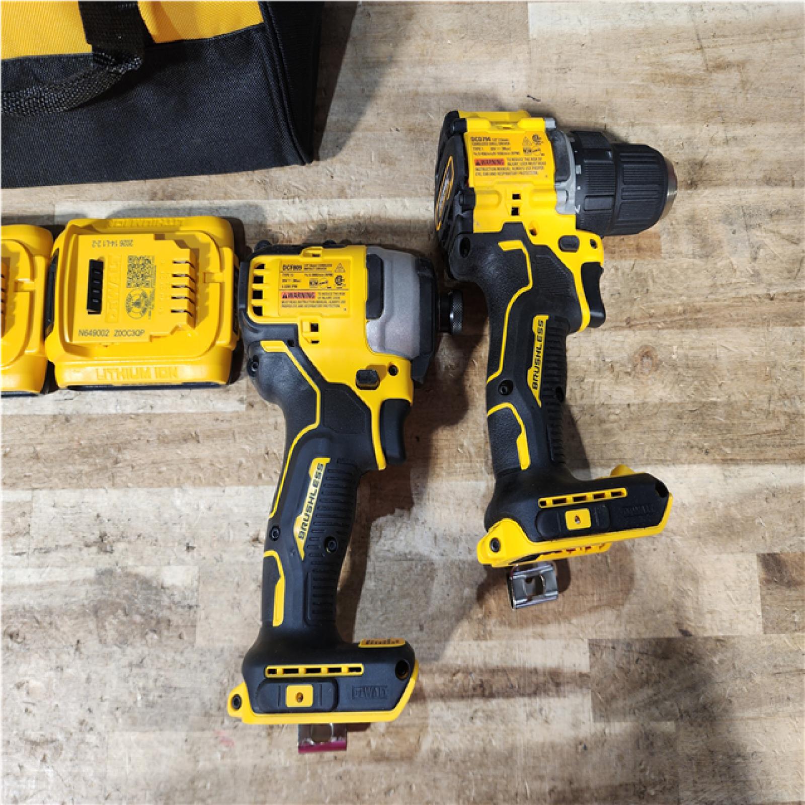 HOUSTON LOCATION - AS - IS DEWALT ATOMIC 20-Volt MAX Lithium-Ion Cordless Combo Kit