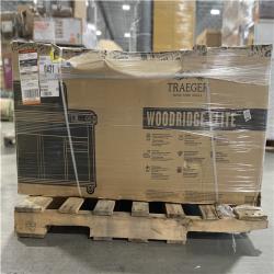 DALLAS LOCATION- AS-IS TRAEGER Woodridge Elite BBQ Wi-Fi Wood Pellet Grill and Smoker in Black
