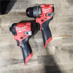HOUSTON LOCATION - AS-IS (APPEARS LIKE NEW) Milwaukee 3497-22 12V Brushless Hammer Drill and Impact Driver Combo Kit
