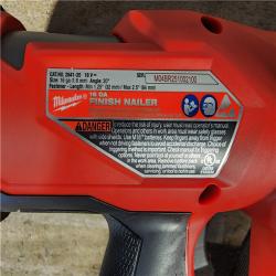 HOUSTON LOCATION - AS-IS (APPEARS LIKE NEW) Milwaukee 2841-20 18V Cordless Gen II 16 Gauge Angled Finish Nailer (Tool Only)
