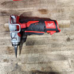 HOUSTON LOCATION - AS-IS Milwaukee M12 12-Volt Lithium-Ion Cordless PEX Expansion Tool Kit with (2) 1.5 Ah Batteries, (3) Expansion Heads and Hard Case