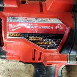 HOUSTON LOCATION - AS-IS Milwaukee M18 FUEL ONE-KEY 18-Volt Lithium-Ion Brushless Cordless 1/2 in. Impact Wrench with Friction Ring (Tool-Only)