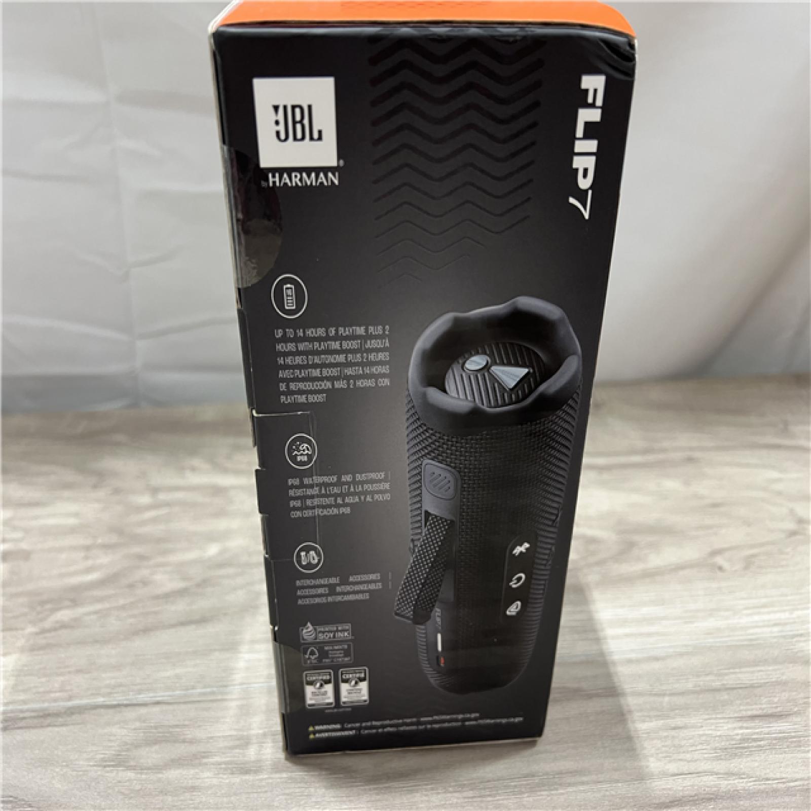 JBL Flip 7 Portable Waterproof and Drop-Proof Speaker with Interchangeable Accessories