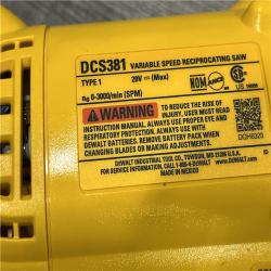 AS-IS DEWALT 20V MAX Cordless Reciprocating Saw (Tool Only)
