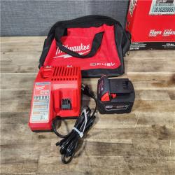 HOUSTON LOCATION - AS-IS Milwaukee M18 1/2 in. Cordless Brushless High Torque Impact Wrench Kit (Battery & Charger)