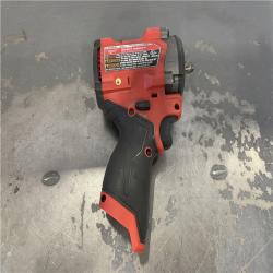 AS-IS- Milwaukee M12 FUEL 12V Lithium-Ion Brushless Cordless Stubby 3/8 in. Impact Wrench (Tool-Only)