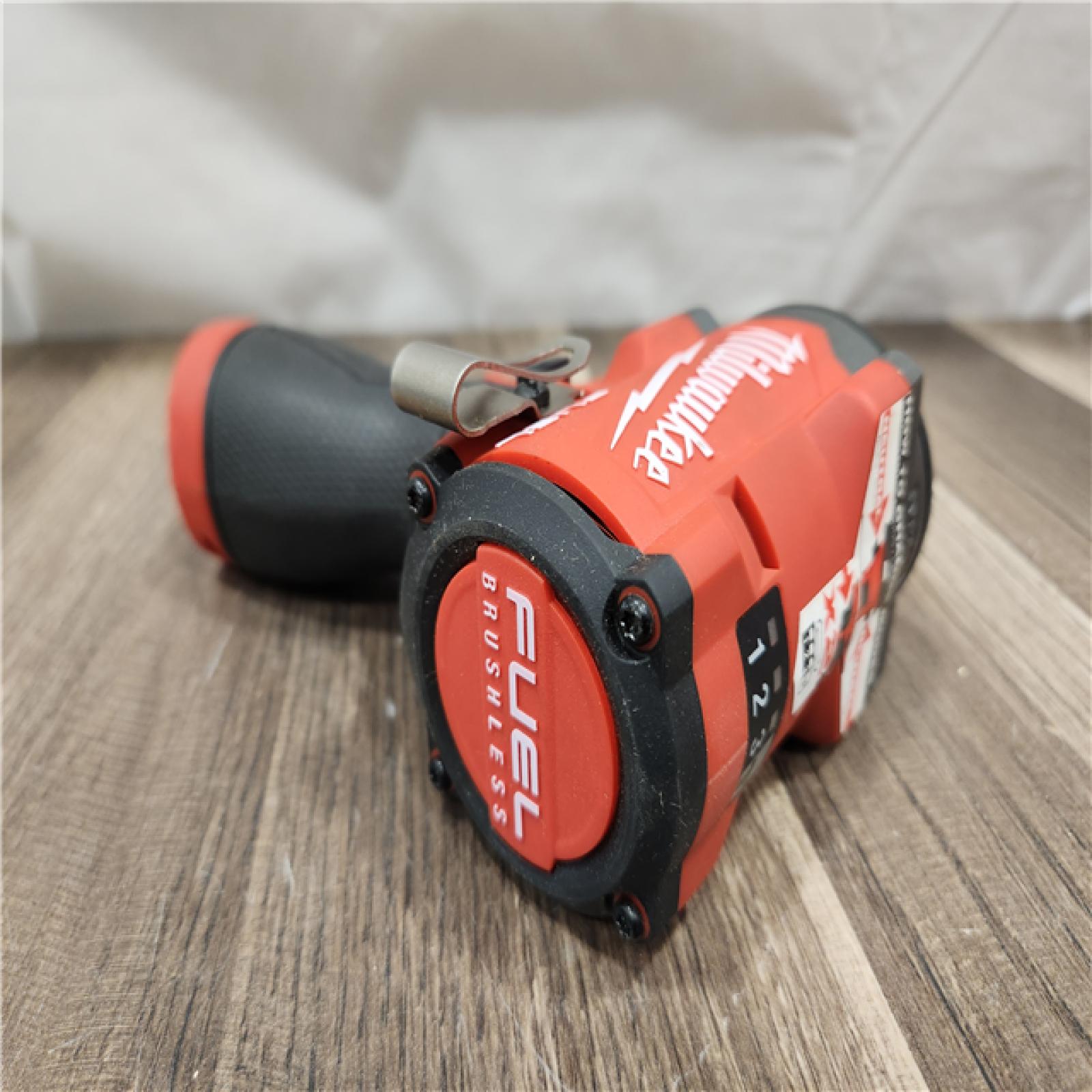 AS-IS- Milwaukee M12 FUEL 12V Lithium-Ion Brushless Cordless Stubby 1/2 in. Impact Wrench (Tool-Only)