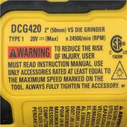 AS-IS DEWALT ATOMIC 20V MAX Cordless Die Grinder with Paddle Switch (Tool Only)
