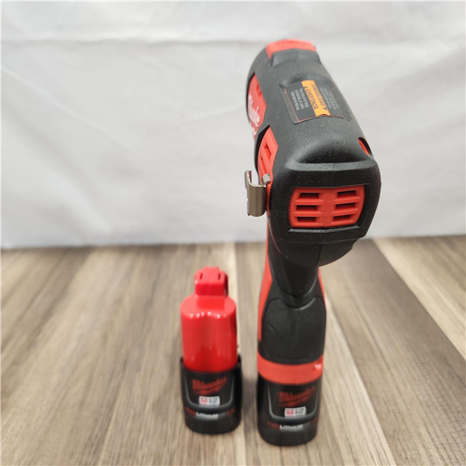 AS-IS- Milwaukee - M12 12V Cordless Screwdriver Kit