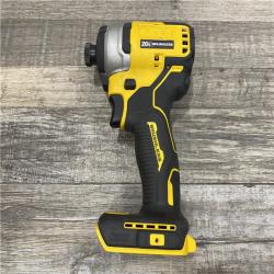 AS-IS DEWALT Atomic 20V Max Lithium-Ion Brushless Cordless Compact 1/4 in. Impact Driver Kit